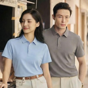 เสื้อโปโลชาย ผ้าฝ้ายอ๊อกซ์ฟอร์ด ระบายอากาศได้ดี เหมาะสำหรับฤดูร้อน สไตล์ธุรกิจ - Product Image 1