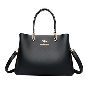 Nouveau sac à main de luxe en cuir pour femmes Messenger Fashion Designer Leather Large Bags Big Handbag for Women - Product Image 1