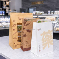 Sac en kraft biodégradable et écologique durable avec bandoulière pour plats à emporter, gâteaux, stockage, logo personnalisé, directement du fabricant