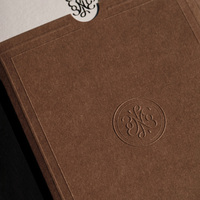 Sobre de Papel Blanco Especial con Logotipo en Relieve, Papel Personalizado, Funda de Papel Blanco