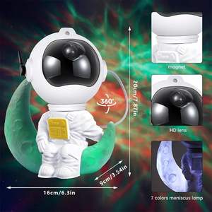 Lámpara de Proyección LED de Estrellas, Lámpara de Escritorio de <span class=keywords><strong>Astronauta</strong></span>, Lámpara de Pared, Lámpara de <span class=keywords><strong>Galaxia</strong></span> <span class=keywords><strong>Aurora</strong></span> para Dormitorio - Product Image 3