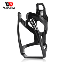 Portabidones y Soporte para Bicicleta Ultraligero WEST BIKING, Plástico PC, 36g, Compatible con Todas las Bicicletas