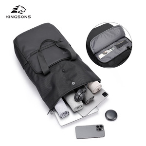 Kingsons Backpack 20-35L Expandable Capacity Detachable Strap Unisex Student Bag - Product Image 2