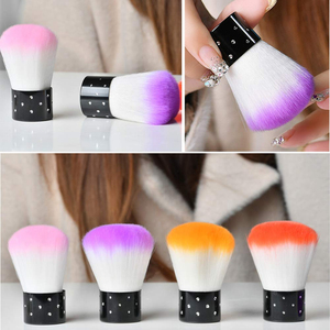 6Pcs Nail Art Dust <b>Brush</b> Remover for Acrylic & Makeup | Powder Cleaner Kabuki <b>Brushes</b> for Makeup, Blush, and Nail Cleaning - Product Image 5