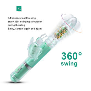 Multifrequenz Leuchtende Rotierende Perlen-Vibratoren Japan Realistische Vibrierende Dildos - Product Image 3