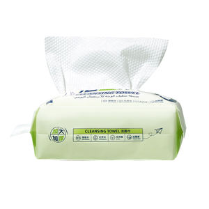 Serviettes jetables douces pour le visage, texture perlée, sans agents fluorescents, serviettes de bain pour un nettoyage en profondeur, pour le visage, les bébés et les cosmétiques, SY786 - Product Image 1