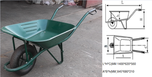 Brouette — brouette en paille robuste, taille populaire, prix bon marché, usine chinoise - Product Image 4