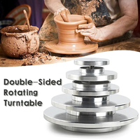 Chine usine fournitures Double face rotatif poterie plateau tournant bricolage céramique argile outils plaque rotative Table rotative roue de poterie