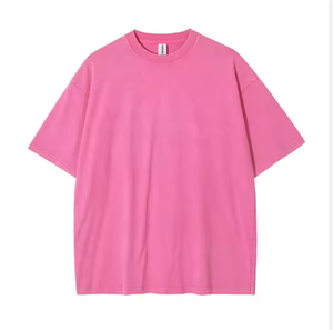 Camiseta Extra Grande Personalizada para Hombre, Manga Corta, Cuello Redondo, Color Sólido, Jersey de Spandex/Algodón 230g, Impresión Serigráfica, Transpirable - Product Image 5