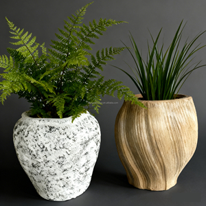 Macetas de Arcilla de Óxido de Magnesio MGO, Color Blanco Camel, Ecológicas para Hogar, Jardín, Balcón, <span class=keywords><strong>Piscina</strong></span>, Tamaño Grande, Personalizadas - Product Image 6