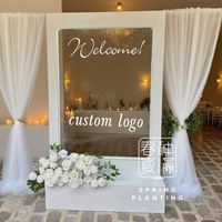 Fontaine cascade LED pour la plantation printanière, toile de fond de mariage, panneau de bienvenue cascade personnalisé, décoration de mariage