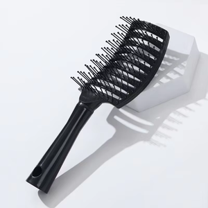 Cepillo Desenredante Portátil Personalizado al por Mayor con Ventilación Curva Antiestática y Masaje para el Cuero Cabelludo, con Logotipo, para Todo Tipo de Cabello - Product Image 2