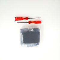 Lentille rouge-Kit d'écran LCD IPS V2 à rétroéclairage élevé de 10 niveaux de luminosité pour Game Boy Advance SP