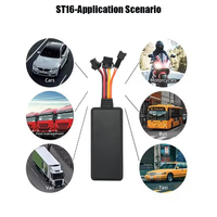 Rastreador GPS preciso de alta calidad Soporte Botón SOS y micrófono Motor de corte ST16 4G Rastreador Gps