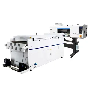 टी शर्ट प्रिंटिंग फैक्ट्री के लिए पाउडर शेकर मशीन के साथ डीटीजी प्रिंटर टी-शर्ट प्रिंटिंग मशीन डीटीएफ प्रिंटर
