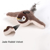 Jouet pour chat interactif en peluche, oiseau volant télécommandé, rechargeable, nouvelle vente, simulation d'oiseau électrique