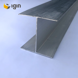 Rejilla de ventilación de aluminio con lamas en forma de I de 50 mm de ancho, forma de H equilátera, para uso industrial y civil, instalación en pared. - Product Image 1