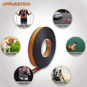 Youguang cường độ chất lượng phản chiếu Webbing in an toàn Nylon Dải đan xen Dây đeo đàn hồi băng phản chiếu - Product Image 5