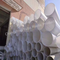 Tuyau en PP durable pour l'installation sanitaire résidentielle, tuyau en plastique blanc pour l'alimentation en eau et le drainage, pour la construction de bâtiments résidentiels