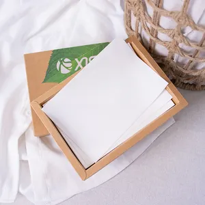 Hot Sale Custom Eco-Vriendelijke Biologisch Afbreekbare Waspoeder Papier Wasbladen Voor Baby