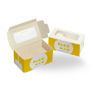 Caja de papel de embalaje de alimentos plegable, personalizada, para <span class=keywords><strong>Sushi</strong></span>, pastel, Cookiey, Macaron, Donut, Takoyaki, caja de embalaje de dulces - Product Image 3
