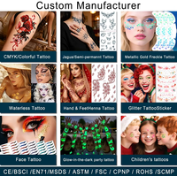 Nouveaux autocollants de tatouage temporaire au henné pour mariage, motif dentelle noire sexy, pour visage, jambes, mains, poignets, en papier blanc, écologiques