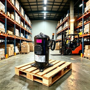 คอมเพรสเซอร์แบบสโครล Siam Compressor Industry รุ่น ANB52FVEMT 78-400V 3~ 30-420Hz สำหรับใช้กับอินเวอร์เตอร์แบบดีซี - Product Image 2