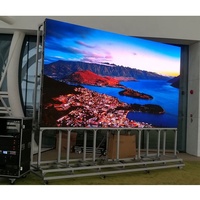 P5 P10 Tampilan LED Warna Penuh RGB Kualitas Tinggi Luar Ruangan untuk Video Komersial dan Film Modul Dot Kustom Piksel