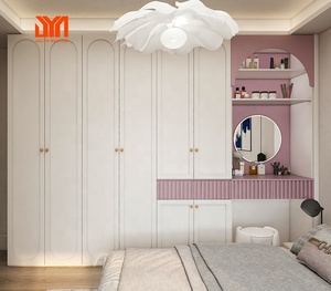 JYN su misura camera dei bambini viola guardaroba guardaroba tavolo trucco in accappatoio <span class=keywords><strong>armadio</strong></span> con cassettone - Product Image 2