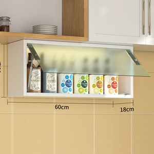 Étagère de rangement pour épices alimentaires personnalisable, facile à nettoyer, <span class=keywords><strong>petit</strong></span> placard mural pour la cuisine à domicile - Product Image 4