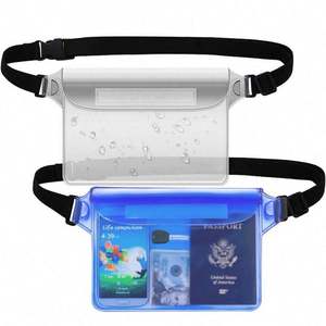 Bolsa Impermeable Transparente de PVC para la Cintura, Riñonera para Playa, Piscina, Parque Acuático, Venta al Por Mayor - Product Image 1