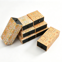 Boîtes cadeaux en papier kraft vintage YZ Wholesale, boîte à bijoux avec logo personnalisé, petites boîtes en papier dorées pour bracelets et pendentifs, pour cadeaux