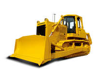Bulldozer à chenilles de qualité militaire 160 CV, moteur haute traction, châssis ROPS de protection, capacité de bulldozing de 4,5 m, haute performance opérationnelle