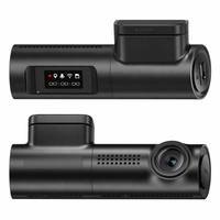 Caméra embarquée HD LCD pour voiture, DVR TF 256 Go, double objectif 4K, caméra de tableau de bord avec vision nocturne WIFI, enregistreur vidéo, boîte noire high-tech