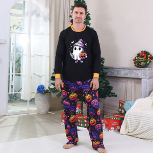Atacado Pronto para Enviar Halloween Costume Pjs Crianças Mulheres Homens Halloween Família Pijama Set para a Família - Product Image 5