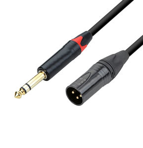 Cable de <span class=keywords><strong>Sonido</strong></span> Balanceado Profesional de 1/4" TRS a XLR Macho, Cable de Micrófono Balanceado, Cable de Audio XLR a Jack de 6.35 mm - Product Image 3