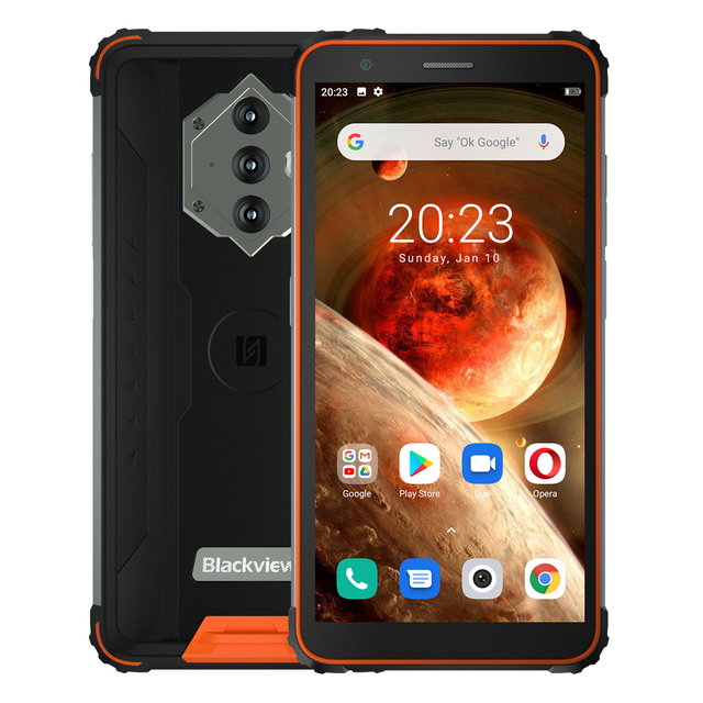 Hot Selling Rugged Phone, 4GB+64GB Android 10.0 Phone Blackview BV6600