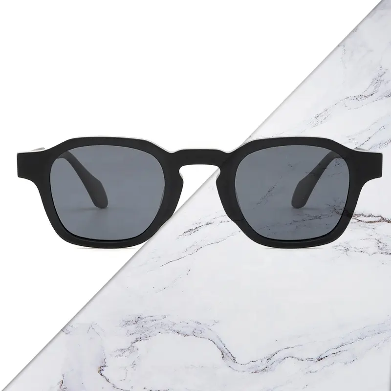 Trendy Retro Classic Acetate Round Polarized Sunglasses Men Vintage Brand Design Glasses Women Driving Eyewear Trendy Wholesale