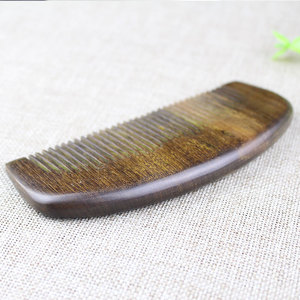 Golden Sandalwood <b>Comb</b> Large Size Fine Teeth Portable Travel Use For Men And Women Personal Gift - Product Image 4