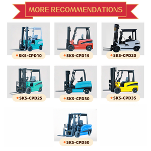 Truk Forklift Listrik 2 Ton / 3 Ton / 3.5 Ton Tinggi Angkat 7 Meter Baterai Lithium Lead Acid Ban Solid Penggunaan Dalam/Luar Ruangan - Product Image 6