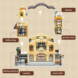 Bloques de Construcción de Estación de Tren de Vapor Retro de 3220 Piezas con Luz LED, Juguete Educativo STEAM para Niños, Decoración para el Hogar, Regalo - Product Image 2