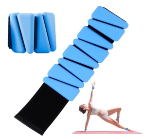 Pesas de Muñeca y Tobillo Ajustables de Silicona Marca WL MZ030 para Mujeres y Hombres, Ideales para Pilates y Ejercicios en Piscina - Product Image 4