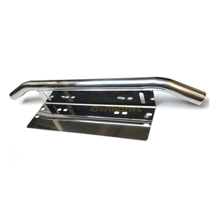 Cadre de support de plaque d'immatriculation en acier inoxydable, universel noir pour voitures tout-terrain <span class=keywords><strong>2022</strong></span> - Product Image 6
