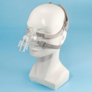 Masker Tekanan Udara Ringan untuk CPAP/BiPAP dengan Headgear, dari Pabrik, Lembut, Nyaman, dan Ringan - Product Image 1