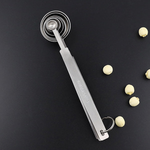 Cuillère à <span class=keywords><strong>sel</strong></span> en acier inoxydable 304, lot de couverts, cuillère doseuse 2,5 / 5 / 7,5 ml, 15 ml – Vente chaude - Product Image 1