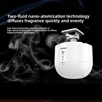 Diffuseur d'aromathérapie mural, télécommande 4G, distributeur de parfum intelligent, fonctionnement silencieux, capacité de 350 ml, automatique