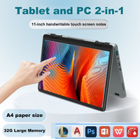 2024 11 Inch Slim Yoga Touchscreen Laptop Intel N100 32GB RAM 1TB SSD Engelse Plastic Notebook Computer Laptop