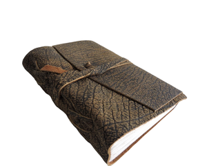 Delicate Genuine Leather Notebook Stylish <b>Custom</b> Cover Journal for Travelers Handmade Writing <b>Diary</b> OEM ODM Available - Product Image 1