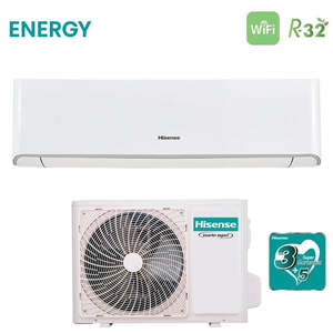 Điều hòa không khí Hisense biến tần điều hòa không khí năng lượng loạt 12000 BTU tq35xe0cg + qe35xv2xw R-32 Wi-Fi tích hợp lớp A +++/ - Product Image 4