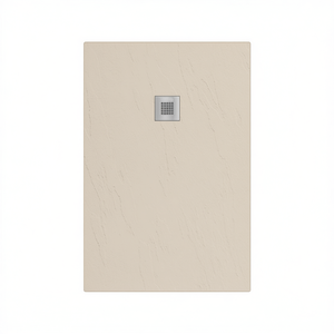 Plato de ducha rectangular Estasi 80 x 130 cm blanco antideslizante con desagüe de suelo incluido - Product Image 3
